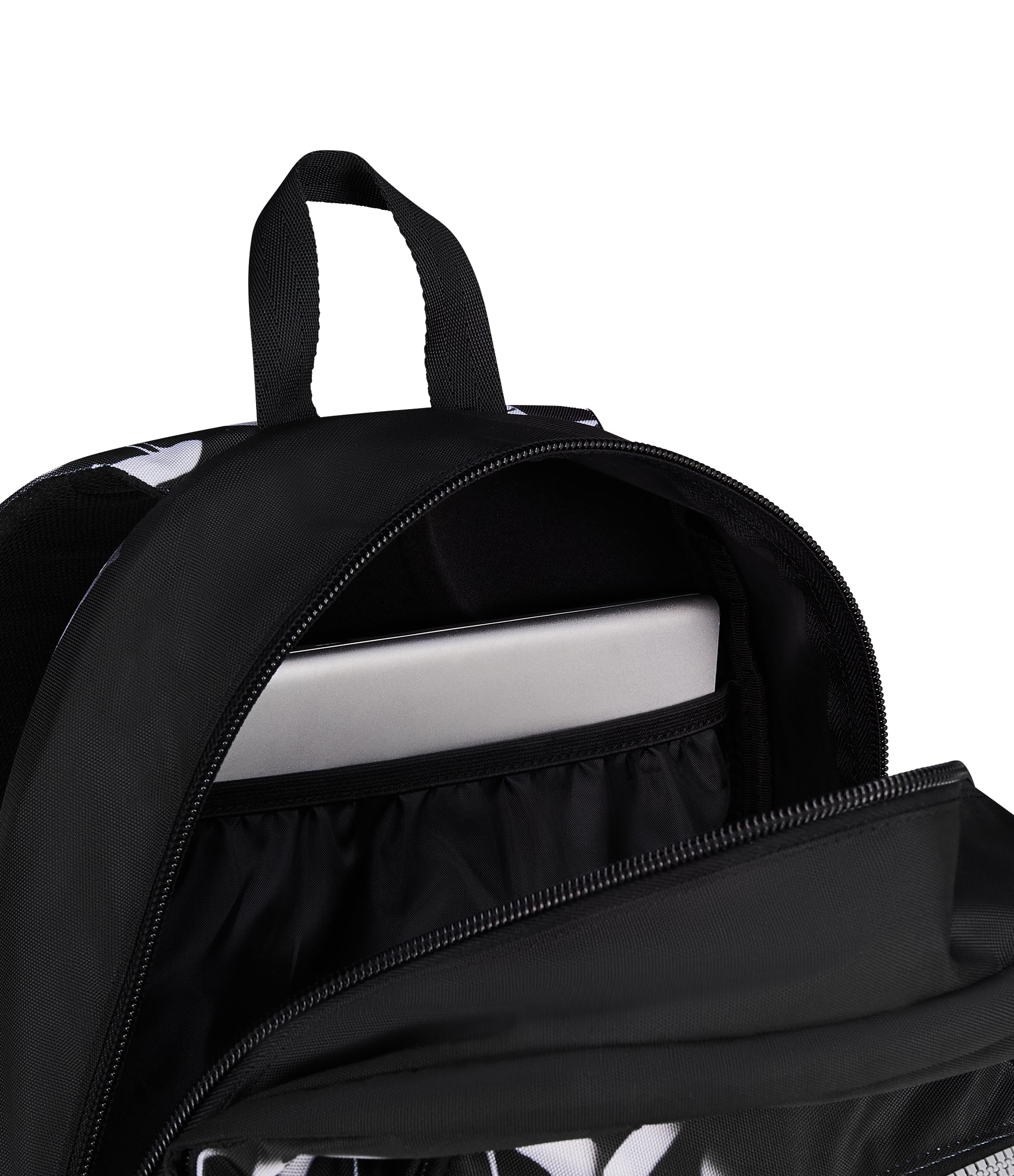 Seven Zaino Scuola Dual GOLDEN PAINT, Doppio Scomparto, Nero, 32 L, Multifunzione, Tasca attrezzata, Tasca laterale porta borraccia, Scomparto porta pc, Scuola media e superiore, Bambini, Ragazzi