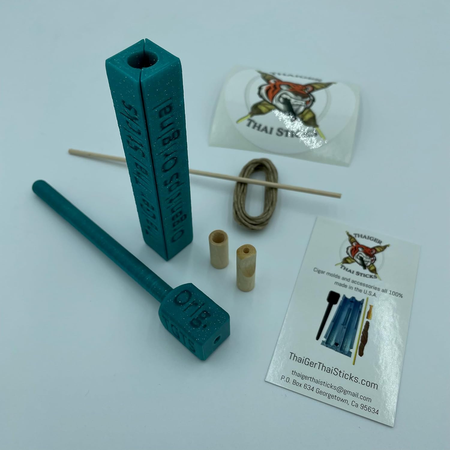 OrganitipS Original Thai Stick Mold Kit - ThaiGer Thai Sticks (Mold Kit + Base & Funnel Top)