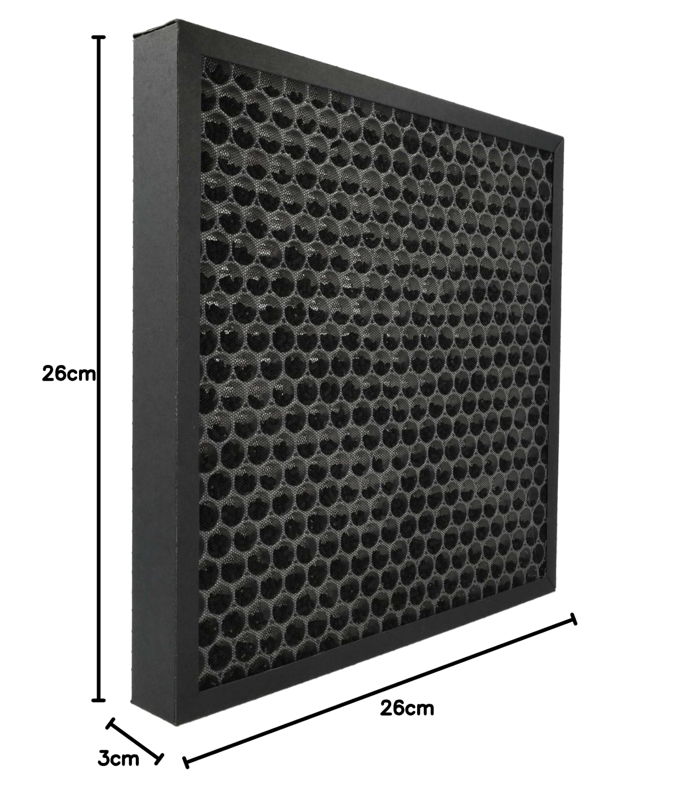 vhbw 2 x filtr powietrza kompatybilny z DeLonghi AC 150, AC 100 oczyszczacz powietrza - kombinowany filtr HEPA + węgiel aktywny