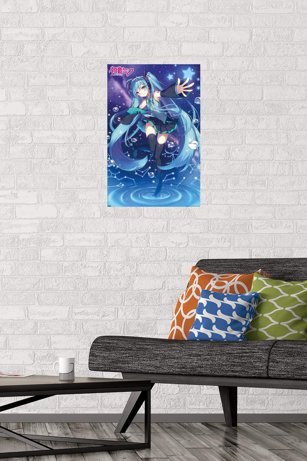 Amazon.co.jp: 初音ミク - 星 壁ポスター 長さ22.4インチ x 幅14.7