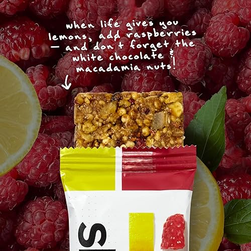 Miniatura 7 de SKRATCH LABS Anytime Energy Bar frambuesas y limones paquete de 12 porciones baja en azúcar sin gluten vegano Kosher sin lácteos