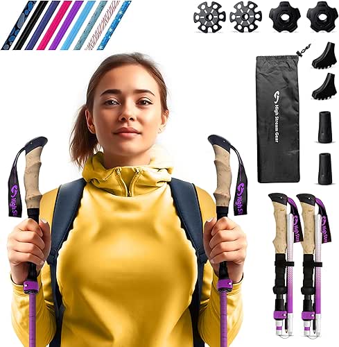 Walking Sticks for Men & Women - 14.5" Foldable Hiking