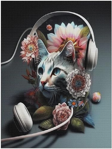 Miniatura 7 de Treff Kits de pintura de diamantes, conchas de estrella de mar de playa, kits de pintura de diamante para adultos, taladro cuadrado completo,