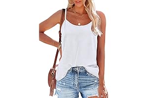 White Chiffon Tank Top: Versatile and Flowy