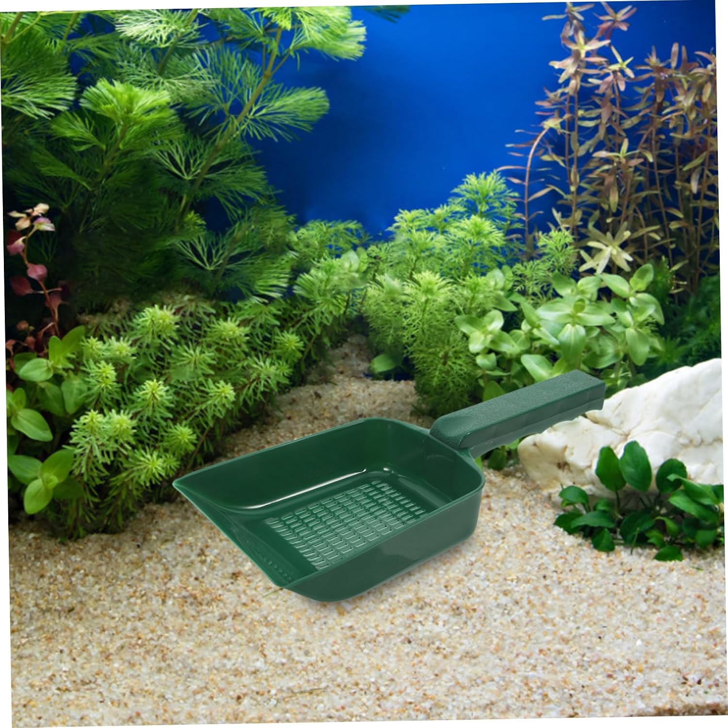 Fish Tank Sand Shovel Handle Efficient Aquarium Cleaning Tool for Debris Removal Stylish Design for Aquatic Environments Construction for Use