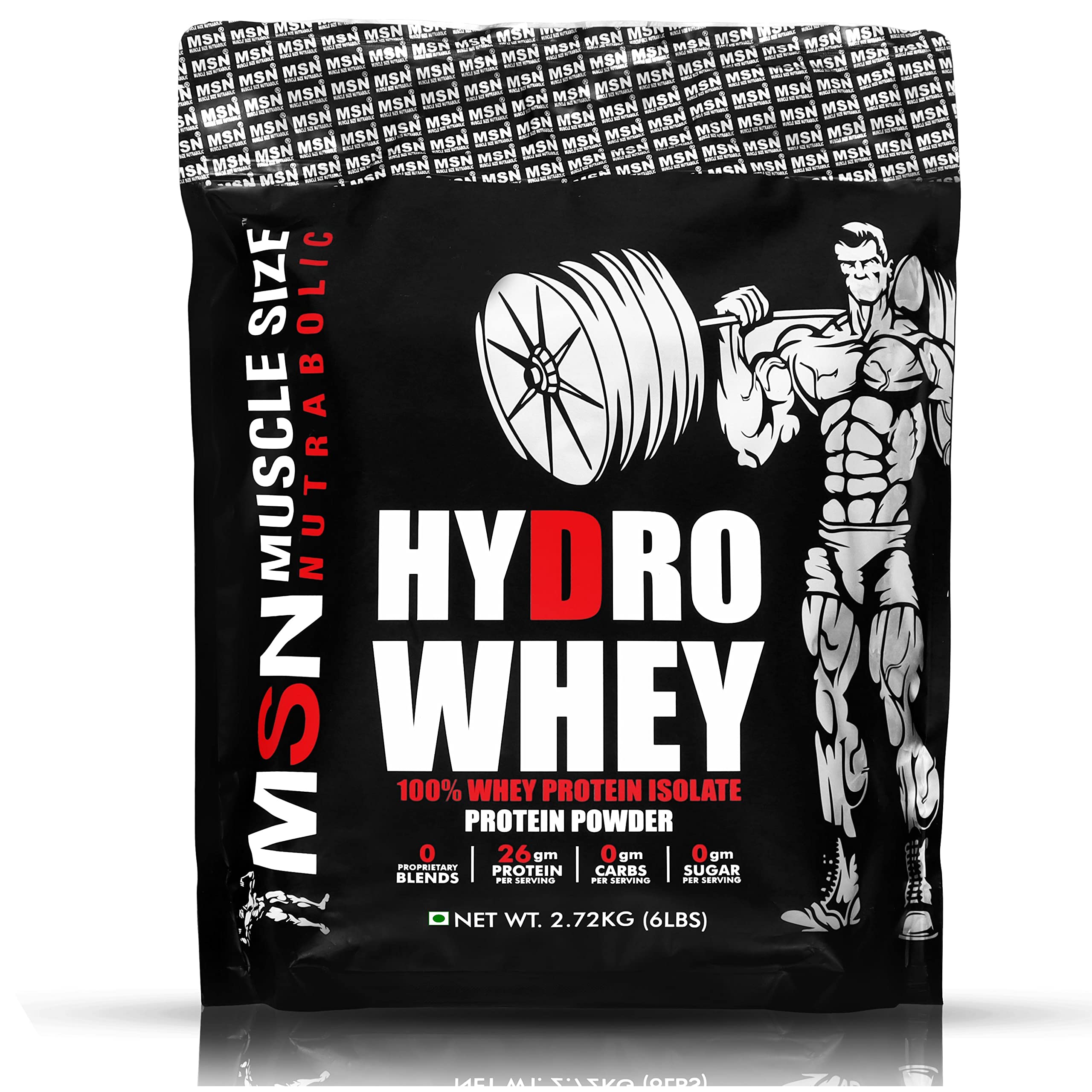 MUSCLE SIZE HYDRO WEHY PROTEIN POWDER 100% ISOLATE (KESAR PISTA) (B0B5H5MN1C) Amazon Price History, Amazon Price Tracker
