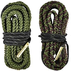 EZshoot 2 PCS Gun Cleaner, Bore Rope for Rifle Pistol, Gun Cleaning Barrel Cleaner (.38 Cal.357 Cal.380 Cal & 9mm/.44 Cal .45 Cal)