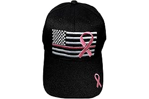 Breast Cancer Awareness Embroidered Baseball Cap