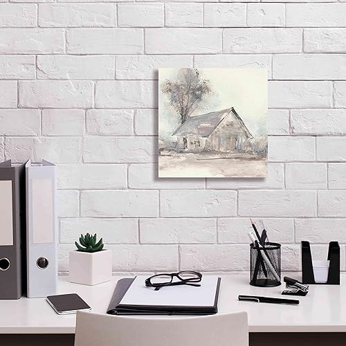 Miniatura 3 de Epic Graffiti Barn III por Chris Paschke, lienzo de arte de pared Giclée, 12 x 12 pulgadas