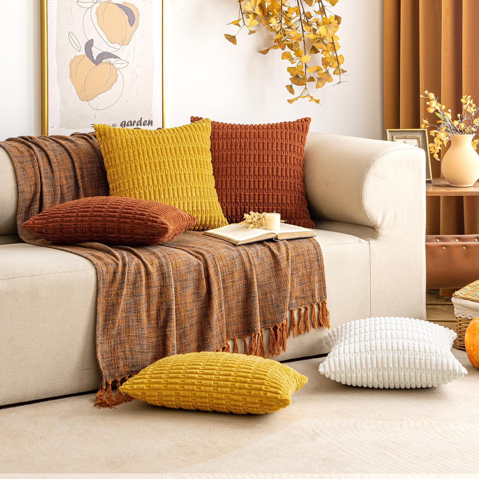 2 Federe Cuscini 40x40cm In Velluto A Coste Nero - Decorativo Per Divano, Letto, Ufficio - Foto 3