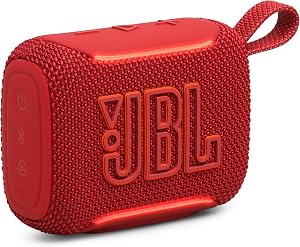 JBL Go 5 Portable Bluetooth Speaker, Waterproof and Dustproof - Red