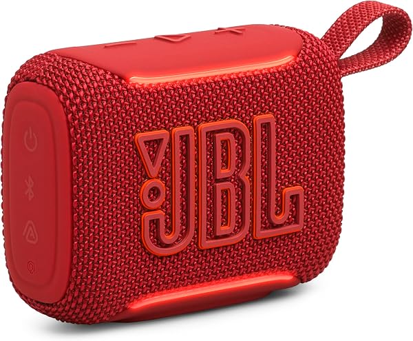 JBL Go 5 Portable Bluetooth Speaker, Waterproof and Dustproof - Red
