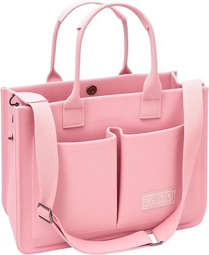 Bolso de mano para mujer con compartimentos, bolso grande de lona para mujer, bolso cruzado de trabajo, portátil, bolsa de libros, bolsos de hombro