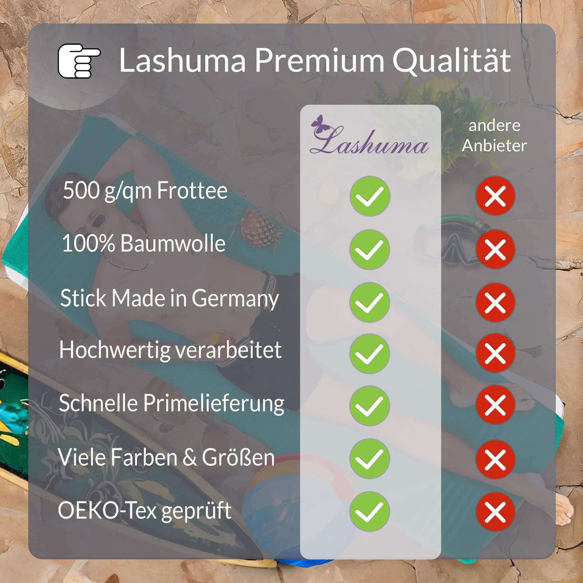 Lashuma personalisiertes Saunatuch XXL, London großes Sauna Handtuch mit Namen Bestickt 80x200 cm Türkis - Meer