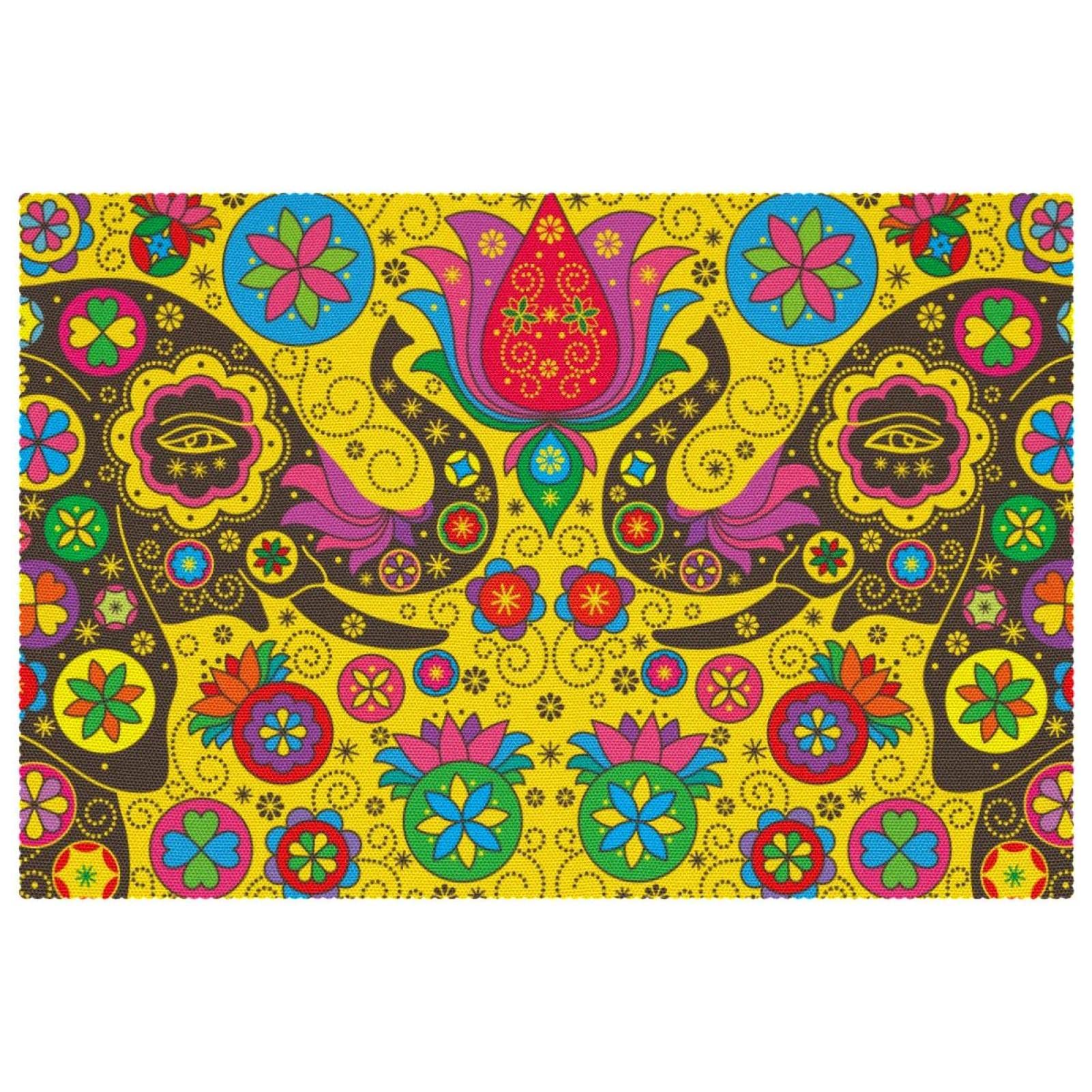 Sets de table lavables pour éviter les taches de chaleur lot de 6 éléphants