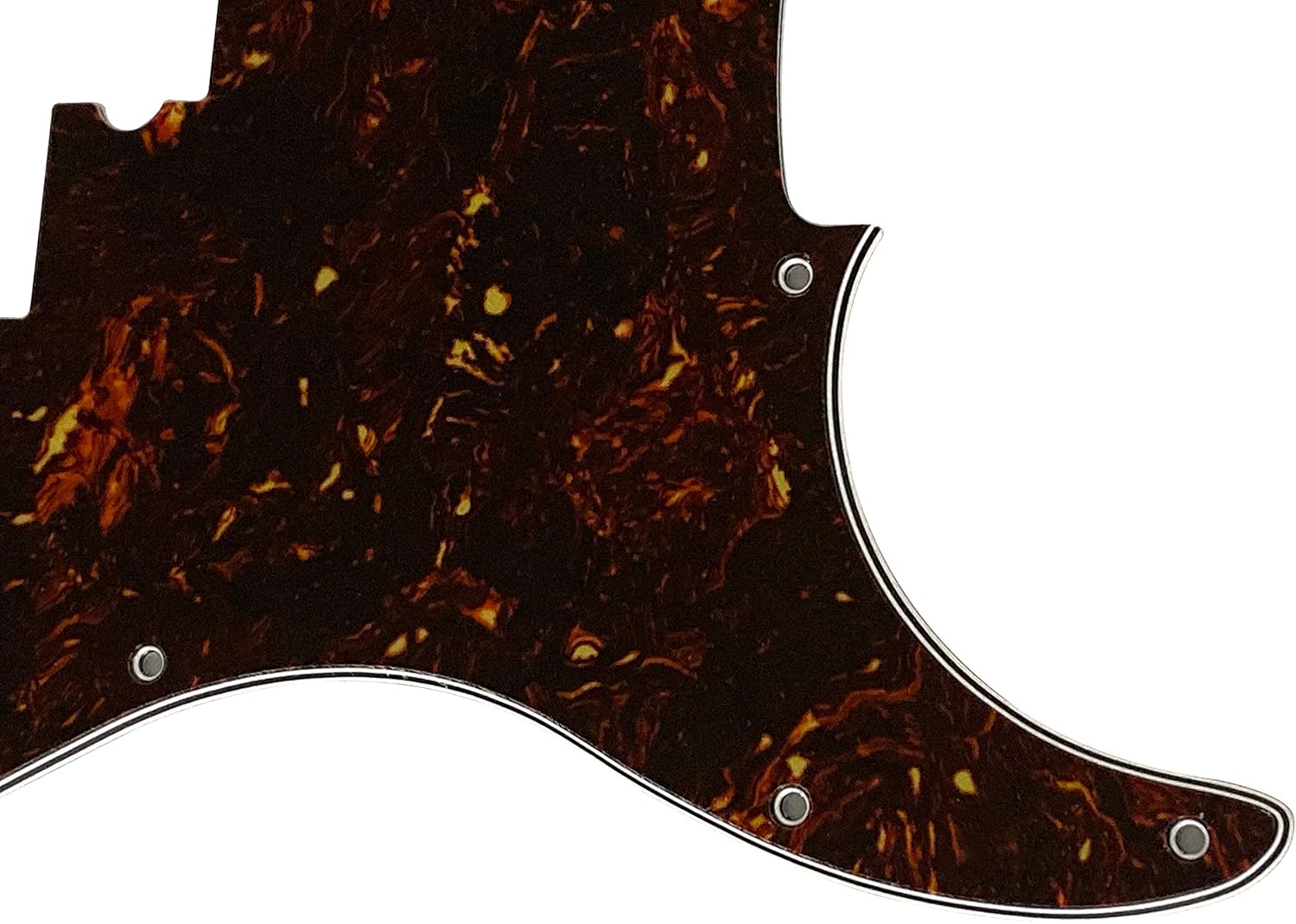 Guitar Parts For Fender US Standard Precision P Bass Guitar Pickguard (4 Ply Brown Tortoise)