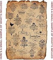 Vista 2 de Wall Art Decal Quotes Clipart-Vinyl Cutter Plotter Images-Vector Clip Art Graphics CD