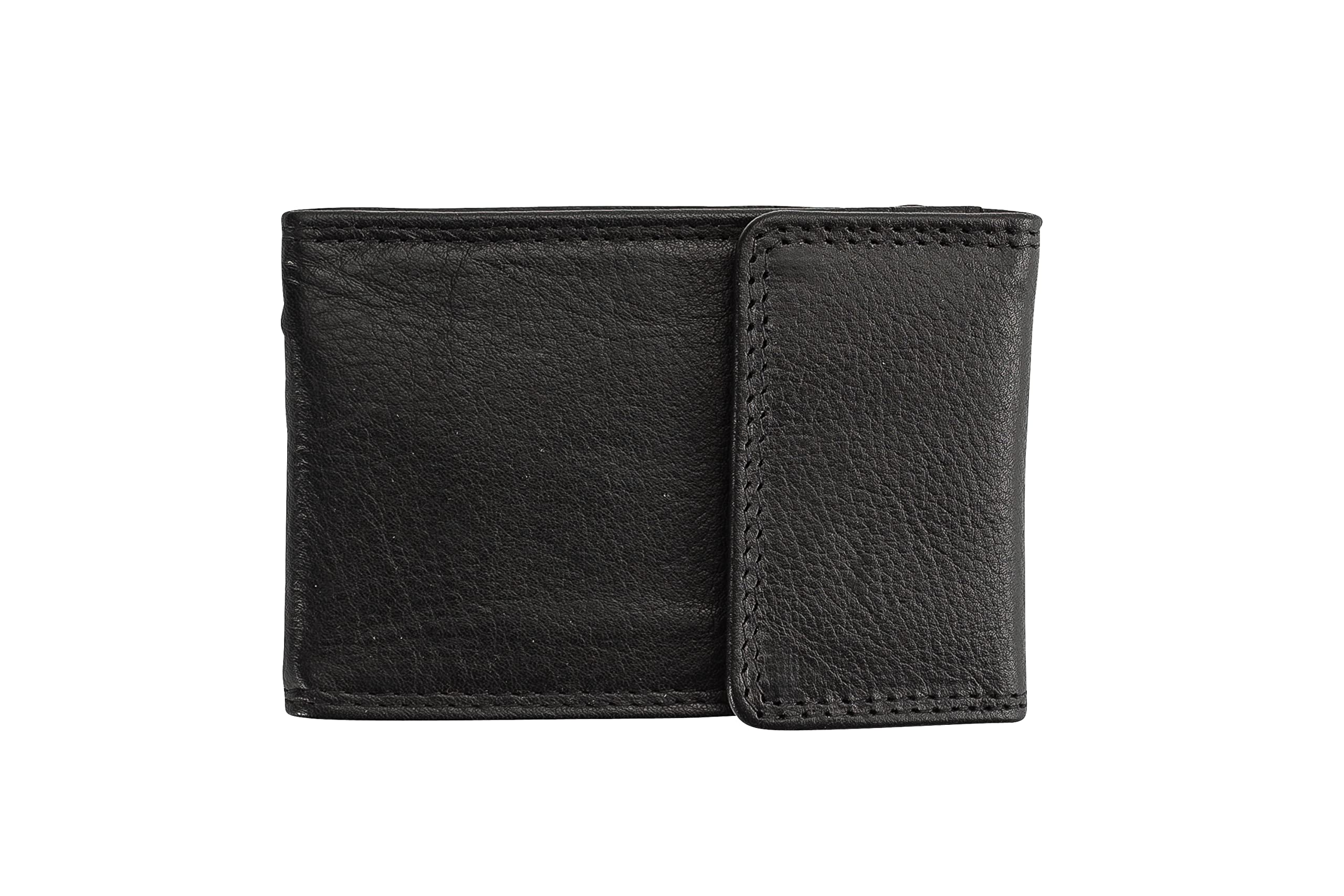 Porte-Clés En Cuir Avec Porte-Monnaie - Protection RFID, Rouge - Fabrication Allemande