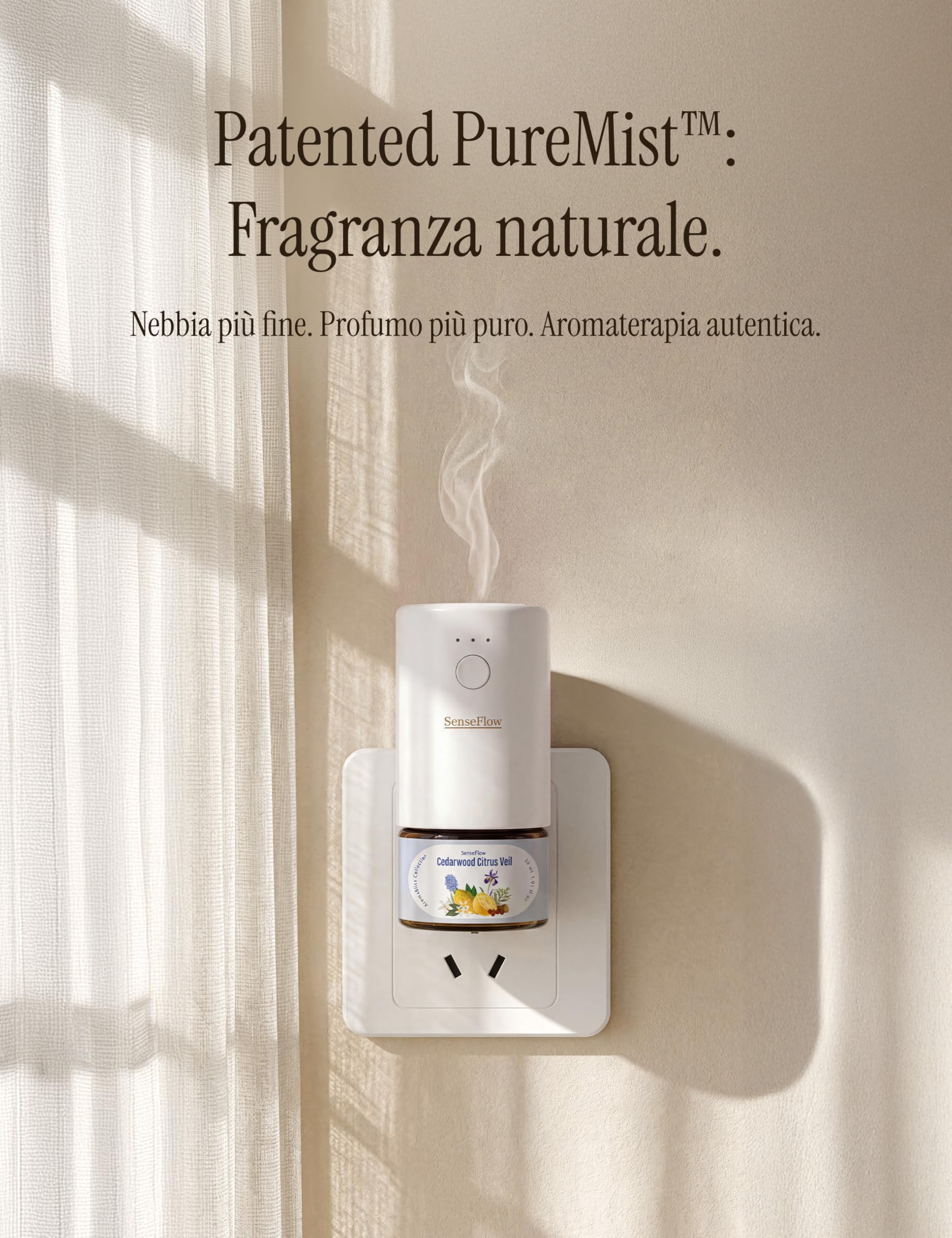 Oli Essenziali per Diffusori 30ml, 100% Puri Non Diluiti, Terapeutico per Diffusore Aromaterapico in Camera, Allevia Lo Stress, Migliora La Qualità Del Sonno - Cedro Himalayano