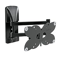 Meliconi Slimstyle Plus 100-200 Spin SDR, supporto con doppio braccio da parete per