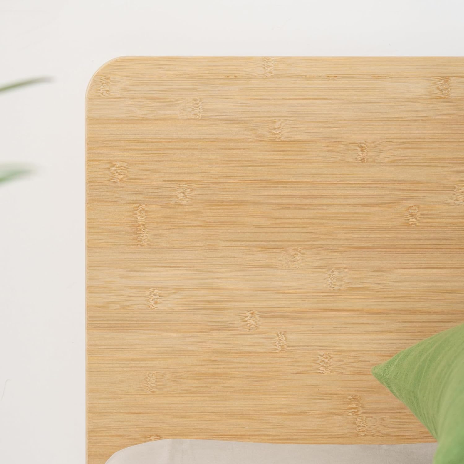 Zinus Queen Bed Frame Arden Bamboo Natural Wood Bed Frames Coastal Nordic, AU-FPWNH2-08Q