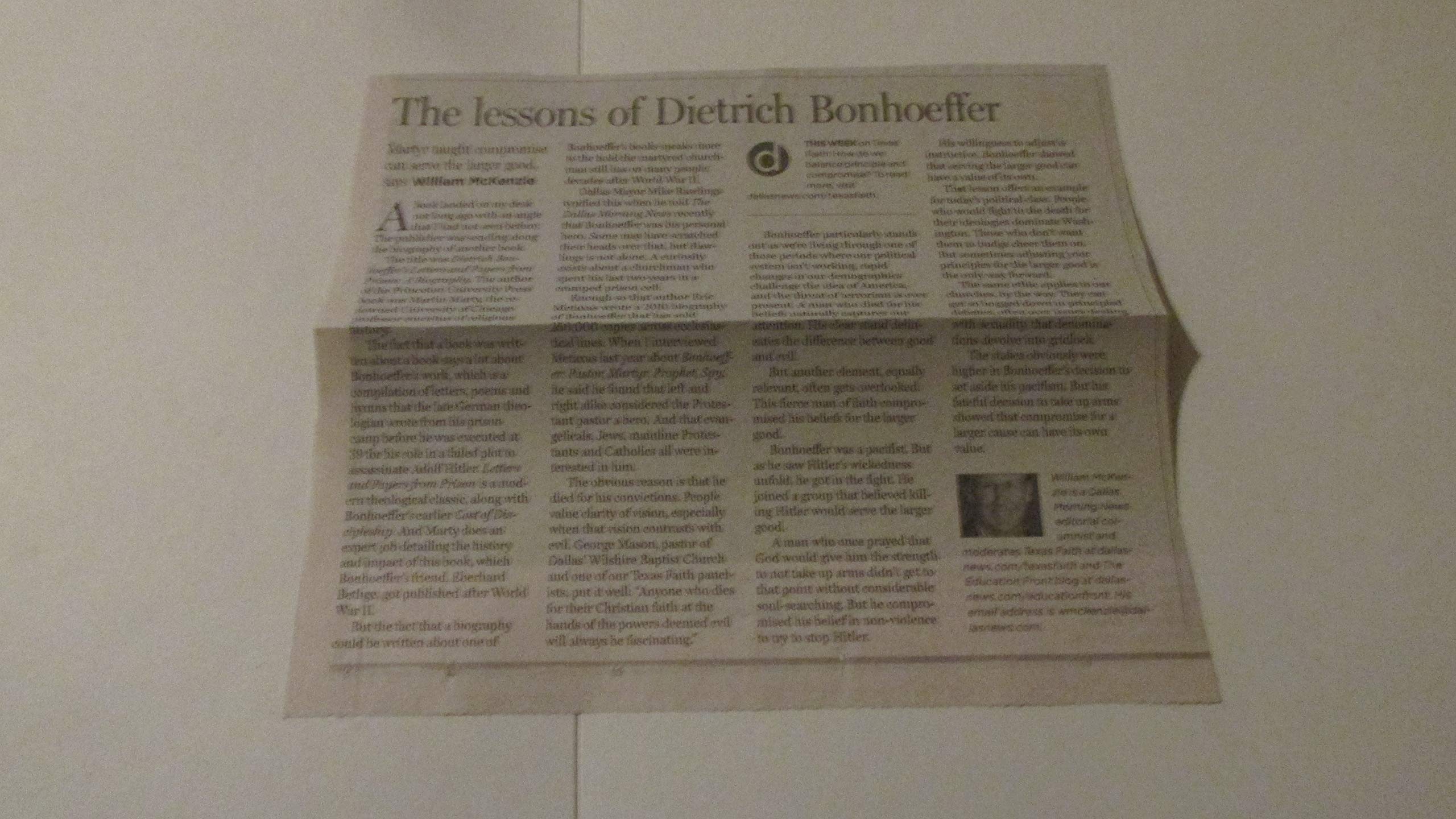 Bonhoeffer: Pastor, Martyr, Prophet, Spy: A Righteous Gentile vs. the Third Reich