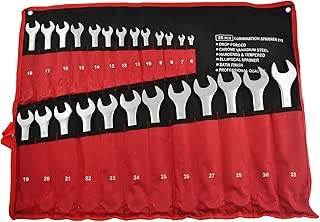 25pc Metric Combination Open And Ring Spanner Wrench Set 6mm - 32mm AN012 - coolthings.us