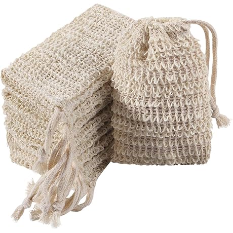 20 Pack Ramie Soap Exfoliating Bags