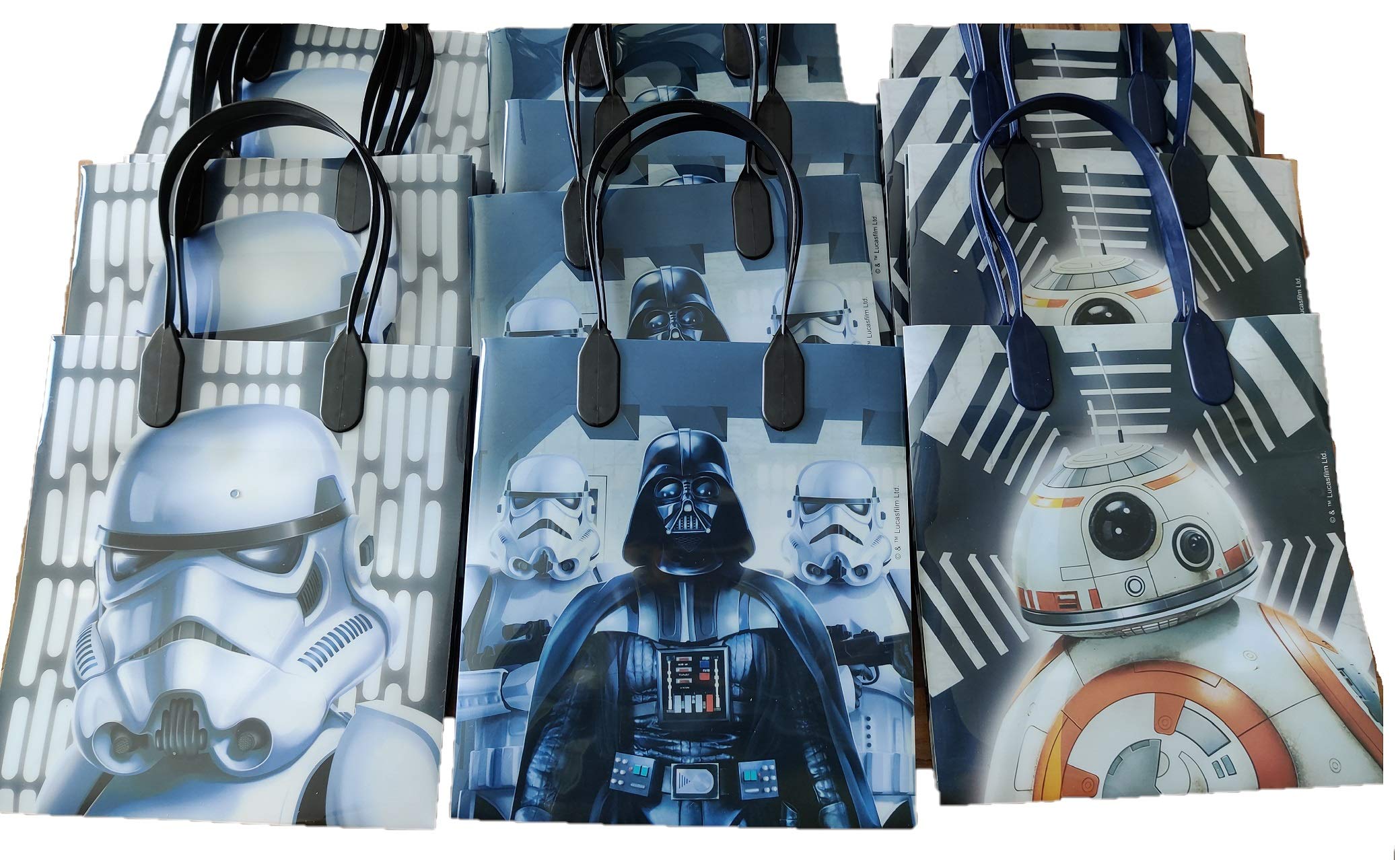 12 pieces STAR WARS Disney Birthday Goody Gift Loot Favor Bags Party Supplies