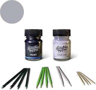 ScratchesHappen Exact-Match Touch Up Paint Kit Compatible with Ford Iconic Silver Metallic (JS/M7432A/PN4HJ/LPMEWHA) - Bottle, Essential