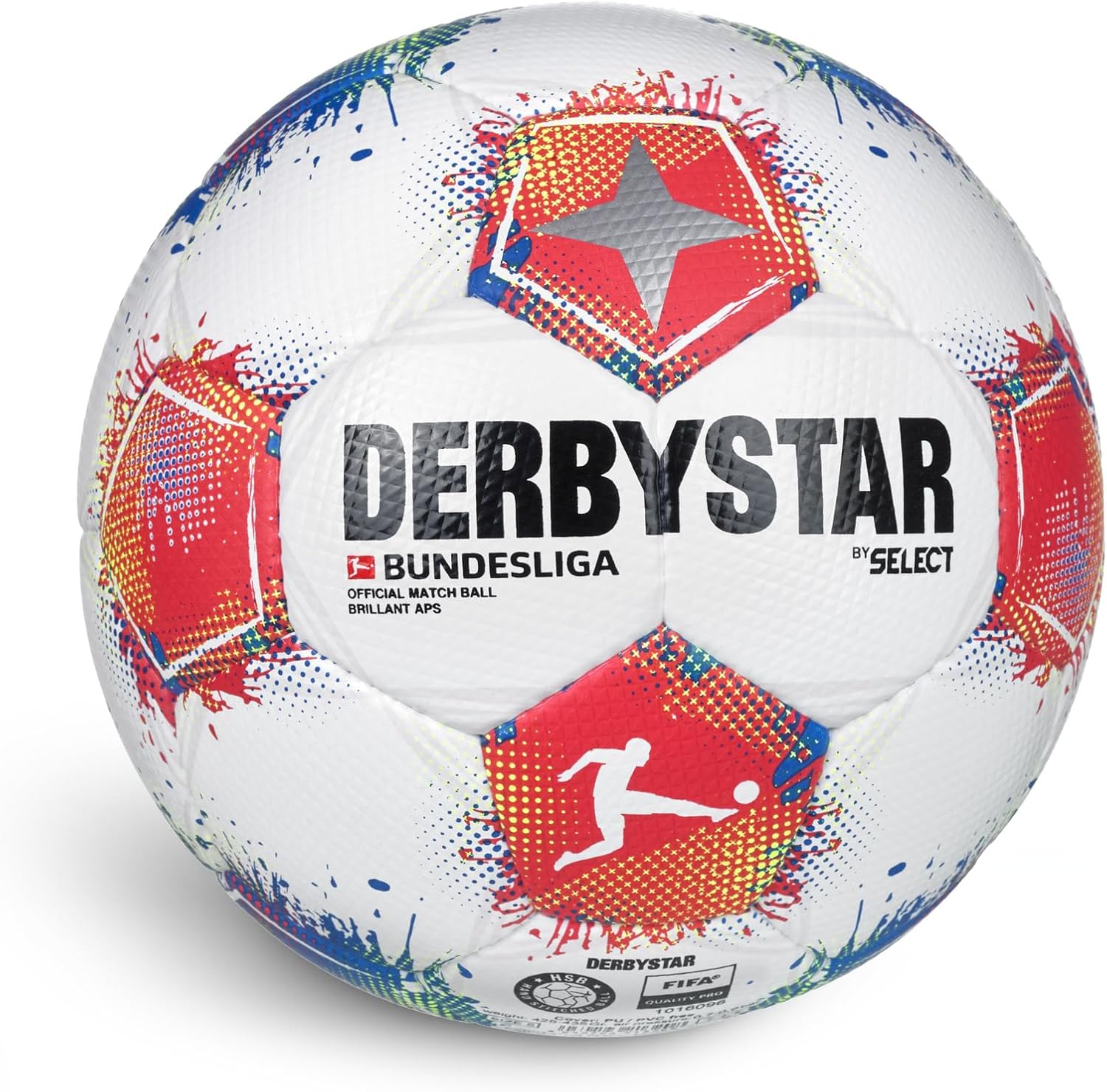 Derbystar Bundesliga Brillant APS v25 Soccer Ball, Size 5
