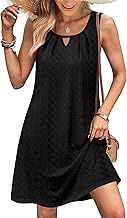 RUMIA Summer Dresses for Women Sleeveless Beach Vacation Coverup with Pockets (S-2XL)