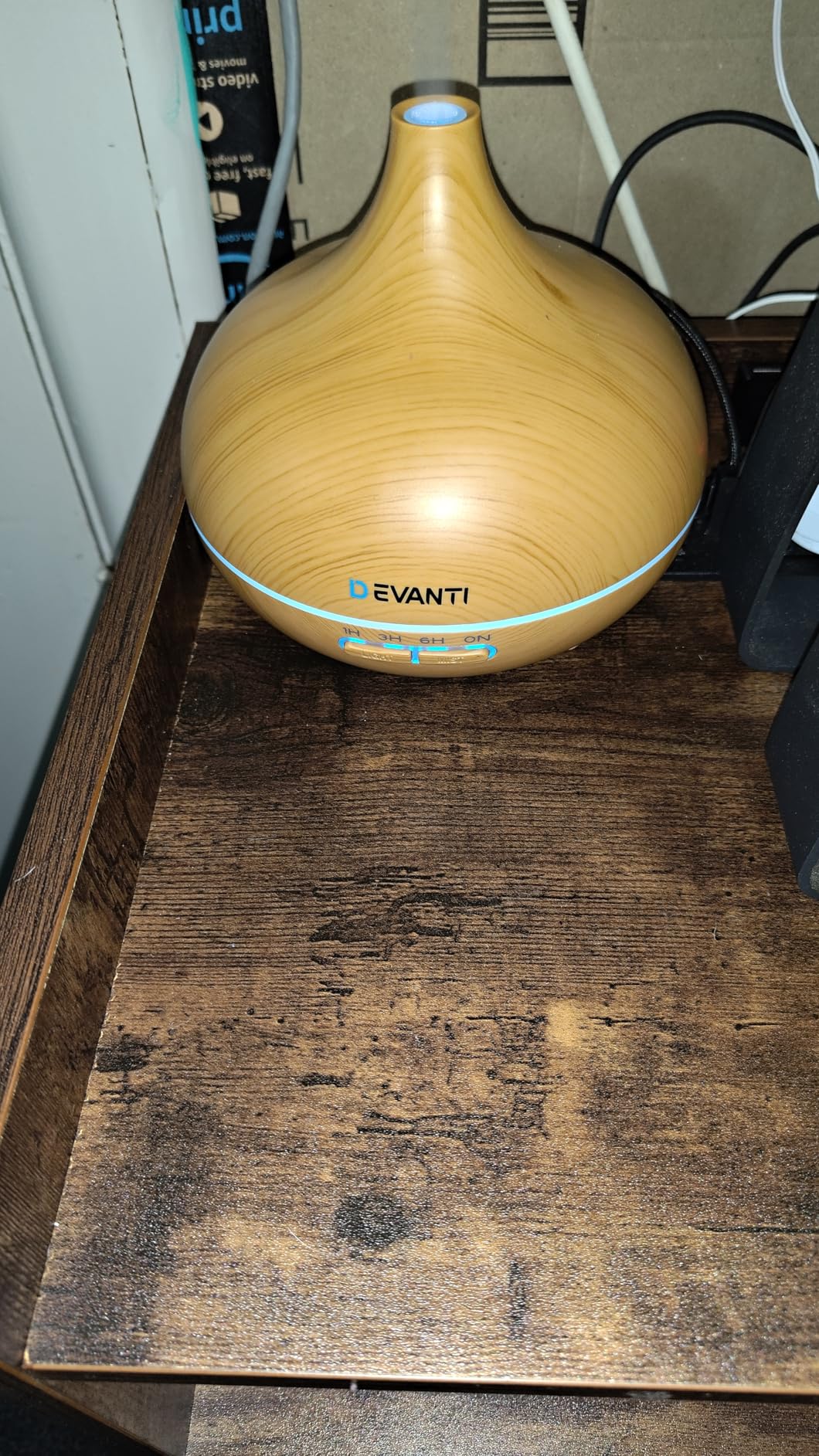 Devanti 300ml 4 in 1 Aroma Diffuser - Light Wood : Amazon.com.au ...
