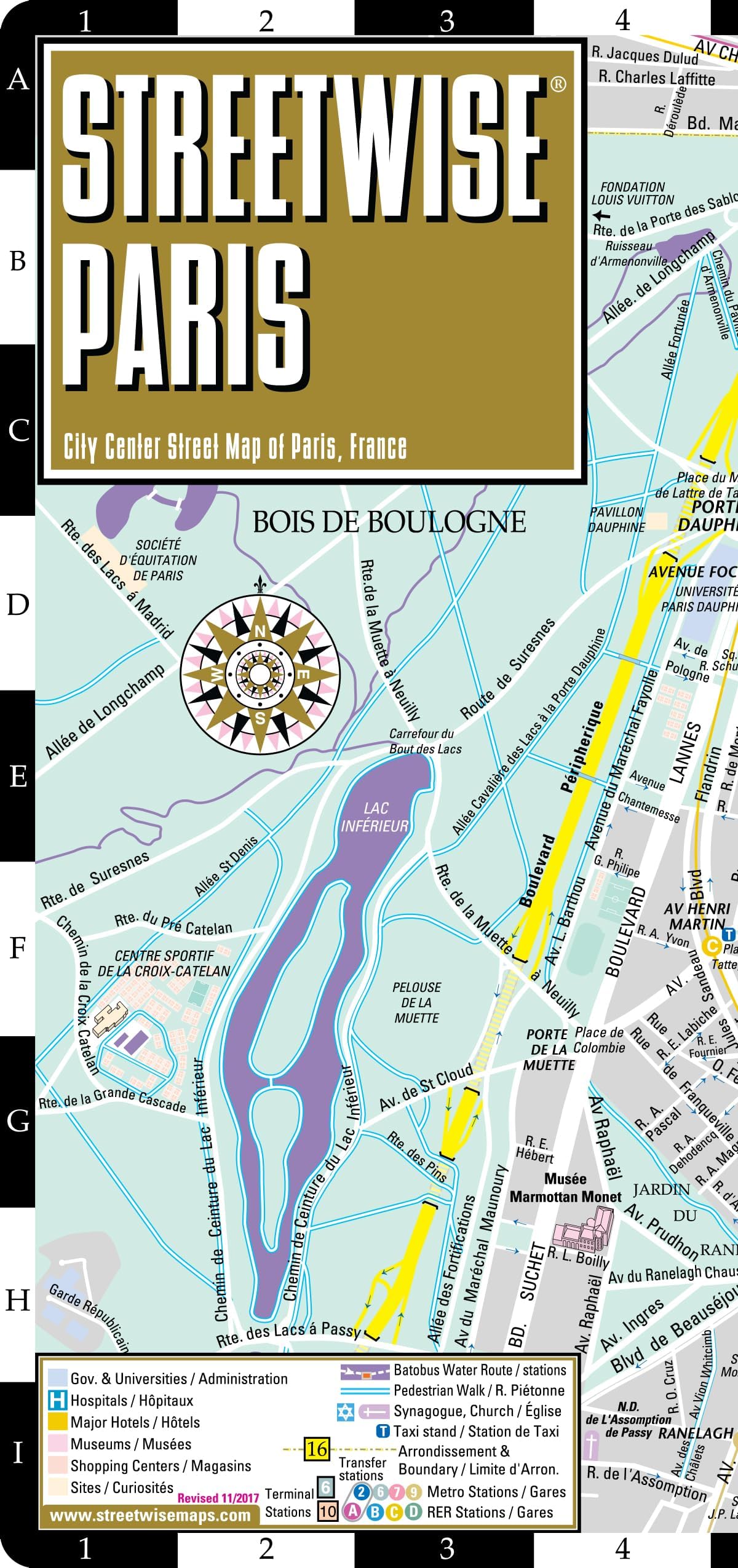 Streetwise Paris Map: City Center Street Map of Paris, France (Michelin Streetwise Maps) Map – Folded Map, December 12, 2017