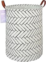 Vista 9 de Cesta de lavandería grande de tela de lona ligera, cesta de almacenamiento para juguetes, ropa sucia plegable, impermeable, para dormitorios