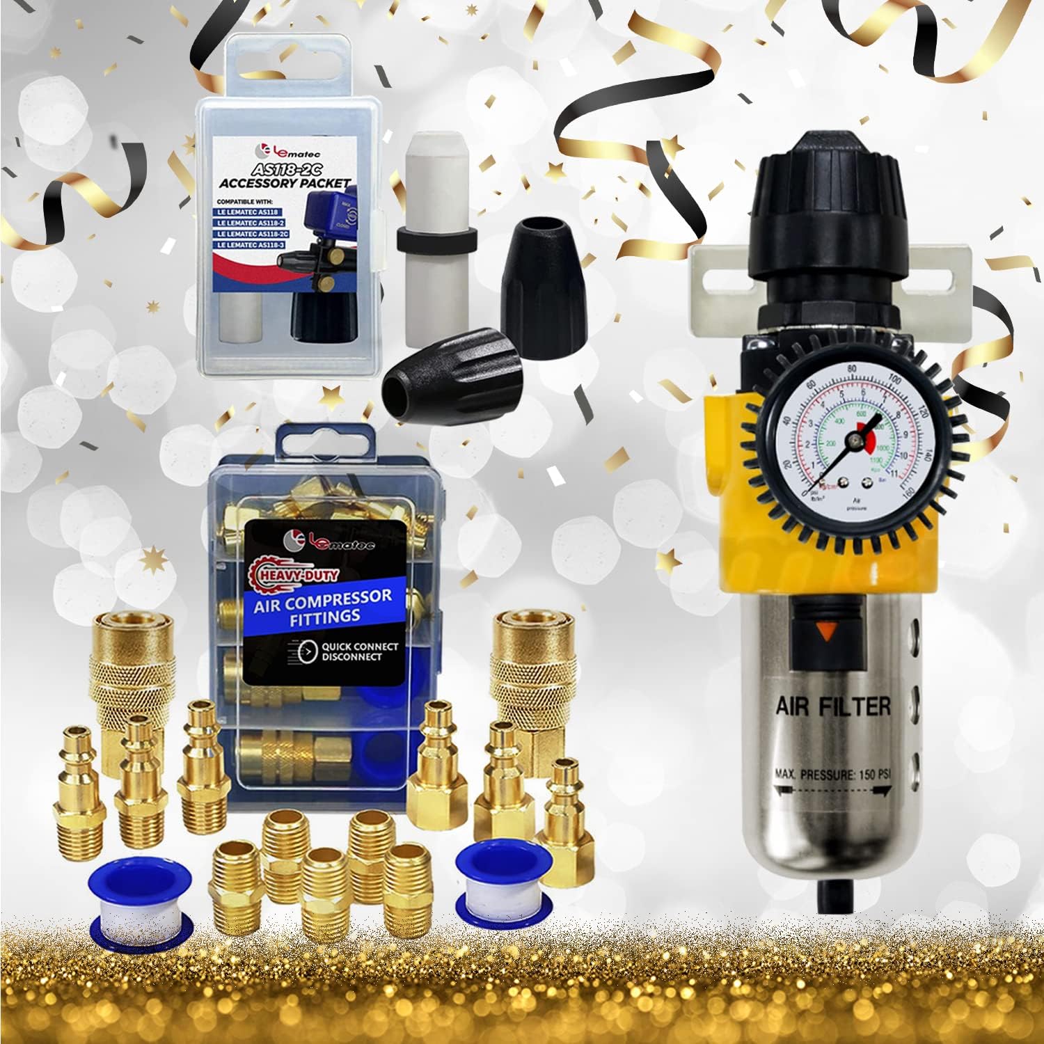 Holiday Kit Le Lematec AS209 Piggyback Filter Regulator