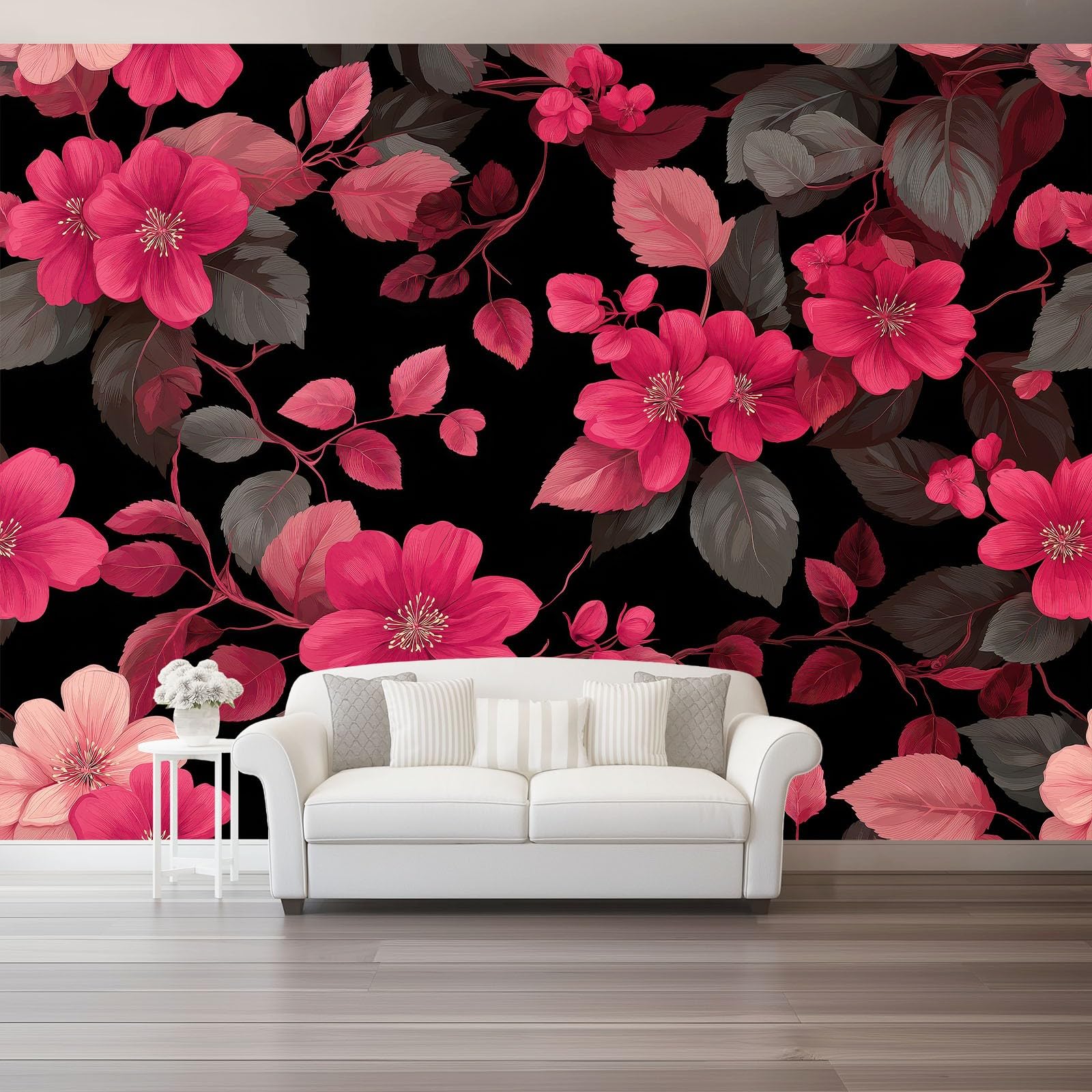 Natürlich Landhausstil Vlies Fototapete, 400 x 280 cm Tapeten Schlafzimmer