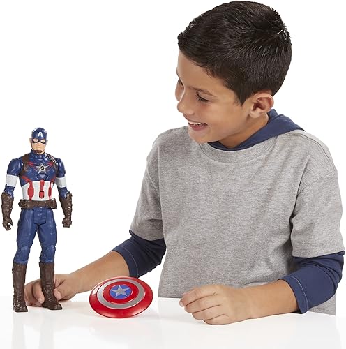 Miniatura 6 de Hasbro Marvel Avengers Age of Ultron Titan Hero Tech Capitán América Figura de 12 pulgadas