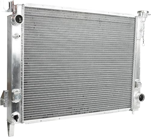 Miniatura 211 de Radiador de aluminio AA5052 de 3 filas compatible con Dodge Ram 2009-2021 1500 2500 3500 4000 V6 V8 Pickup AT/MT 3 filas,1 fila,Ventilador