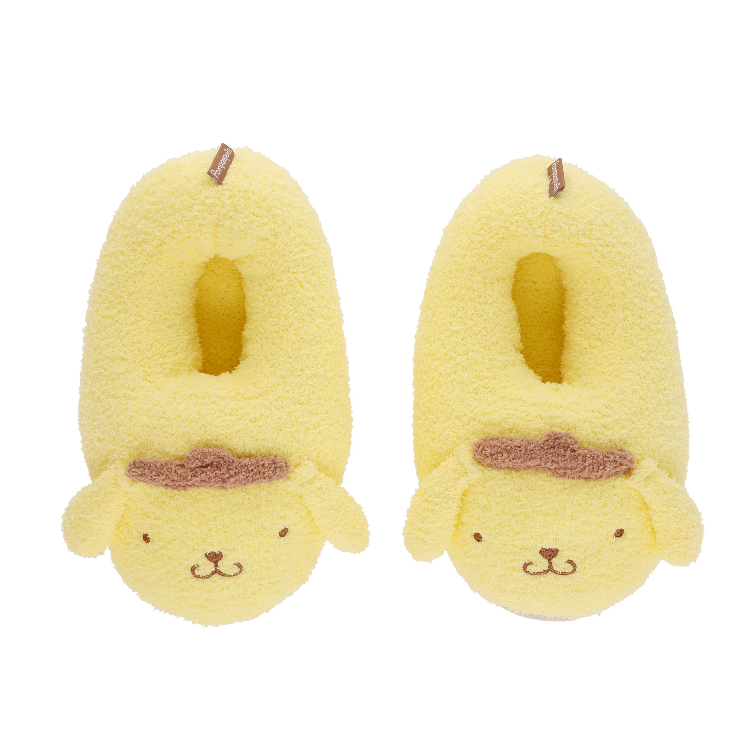 Sanrio Pompompurin Marshmallow Room Slippers Fluffy Indoor Shoes Japan