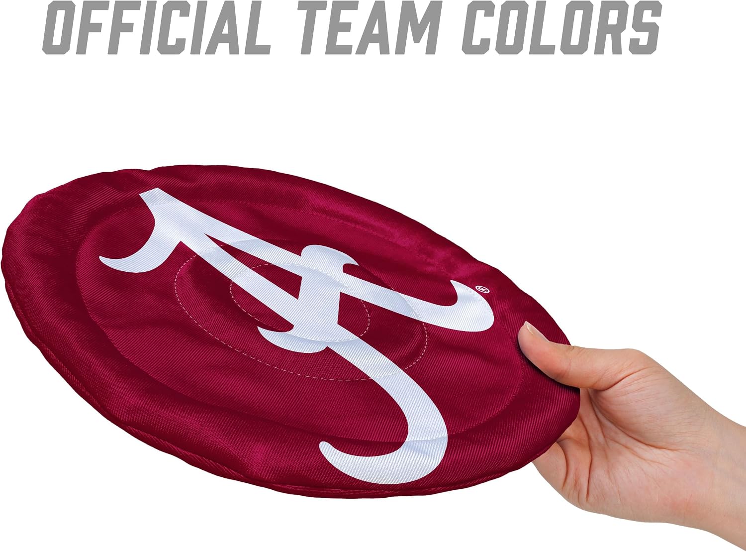YouTheFan NCAA Alabama Crimson Tide Flimzee Bean-Bag Flying Disc