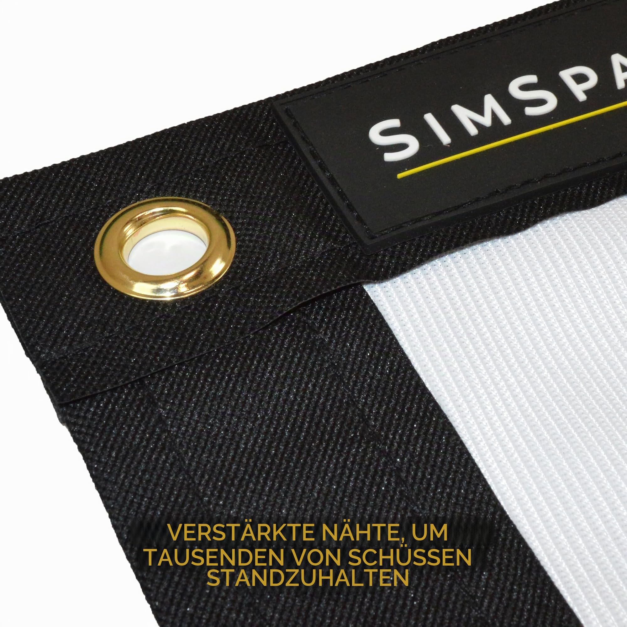 SimSpace Golf-Schlagleinwand – weiße Projektor-Leinwand für Golfsimulator für Zuhause, robuster und langlebiger Bildschirm, Golf-Simulator-Bildschirm, HD-Projektor-Leinwand für Golf-Übung