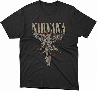 Amazon.com: Grayce Nirvana™ in Utero Angel Splatter T-Shirt - by