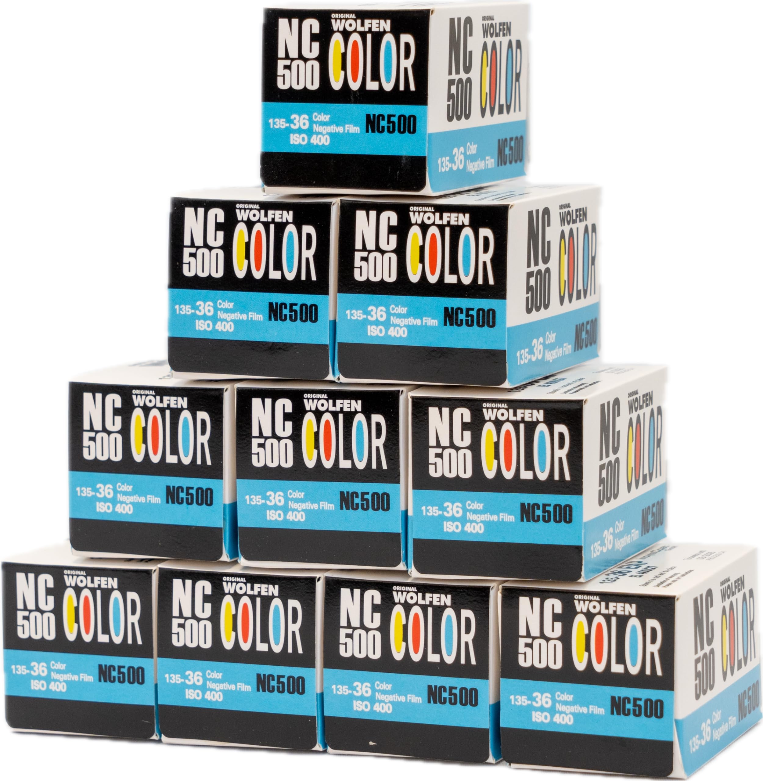 [カラーフィルム] NC500 36枚撮り 10個 Amazon | ORWO WOLFEN NC500 カラーネガティブフィルム 35mm 36
