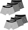 Boys Boxer Briefs Shorts Kids Cotton Underwear Size 8 10 12 14 16,6-Pack Soft Waistband 8-16T 1603