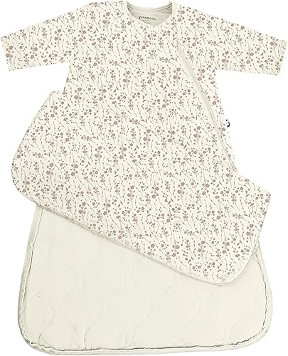 Miniatura 13 de GUNAMUNA Saco de dormir de manga larga para bebés, bolsas de dormir vestibles, rayón suave, 1.0 TOG, esenciales para recién nacidos