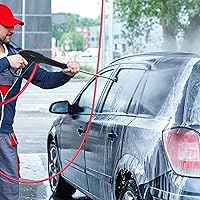 Vista 5 de PWACCS Pressure Washer Gun Replacement with Extension Wand Kit, Pressure Washer Hose 50 FT, 3/8" Kink Resistant Power Washer Hose Steel Braided