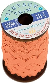 Riley Blake Lori Holt Vintage Trim Large Pumpkin Wooden Spool