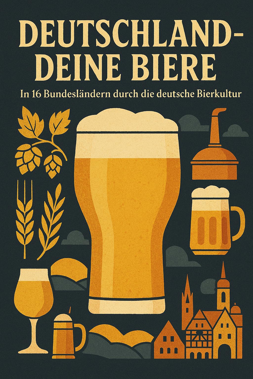 Deutschland, deine Biere! – Ein Kompendium: Bierkultur in allen 16 Bundesländern – kompakt strukturiert, auf einen Blick und Neugier erweckend! (German Edition)