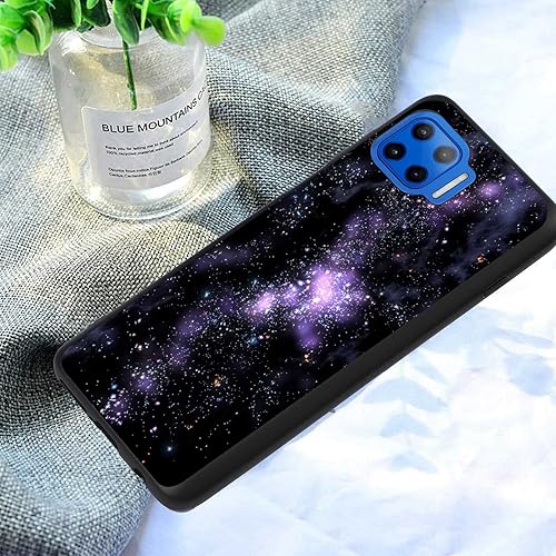 Miniatura 2 de Funda compatible con Moto G 5G PlusMoto One 5GMoto One 5G UW, diseño de ilustración de estrellas con purpurina y diseño de ilustración para moto